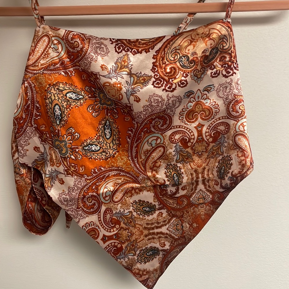Cloud ten silk bandana top